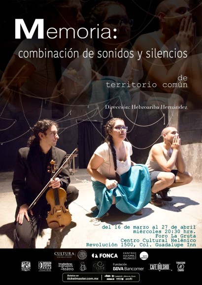 Cartel Memoria: combinación de sonidos y silencios